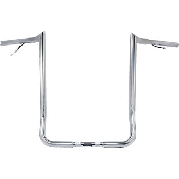 PAUL YAFFE BAGGER NATION Handlebar - Monkey Bar - Pre-Wired - 16" - Chrome PYO:MBBPW-16 C