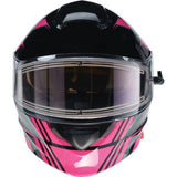 Z1R Solaris 2.0 Helmet - First Tracks - Electric - Dual Pane - Black/Pink - 2XL 0120-0848