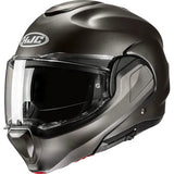 HJC F100 Modular Helmet - Solid - Semi-Flat Titanium - 2XL EH06NUS8SFTV