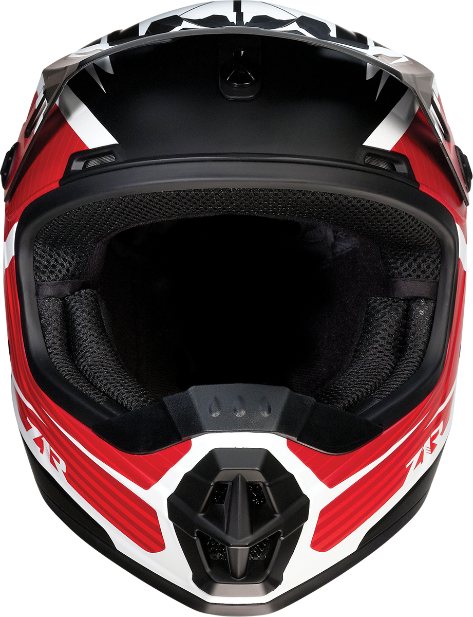 Z1R Youth Rise Helmet - Flame - Red - Medium 0111-1446