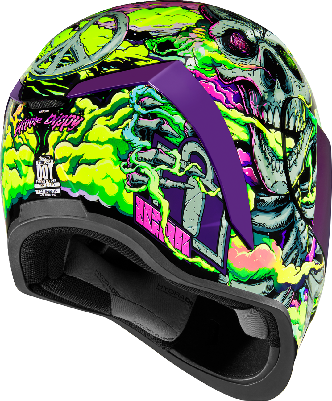 ICON Airform™ Helmet - Hippy Dippy - Purple - Small 0101-16025