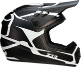 Z1R Youth Rise Helmet - Flame - Black - Medium 0111-1440