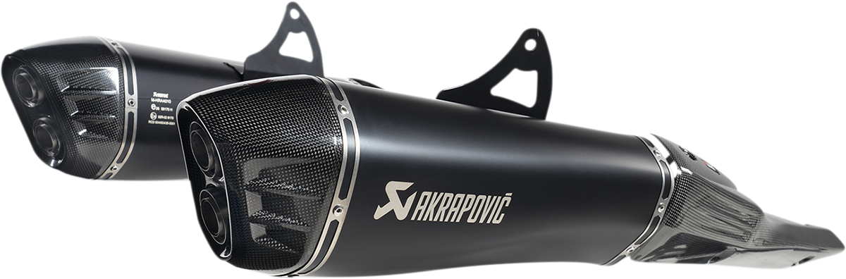 Akrapovic slip-on series mufflers - titanium/carbon fiber - black Hayabusa Busa 2021 -2024  G3 S-S13SO4-HRAATBL 1811-4158