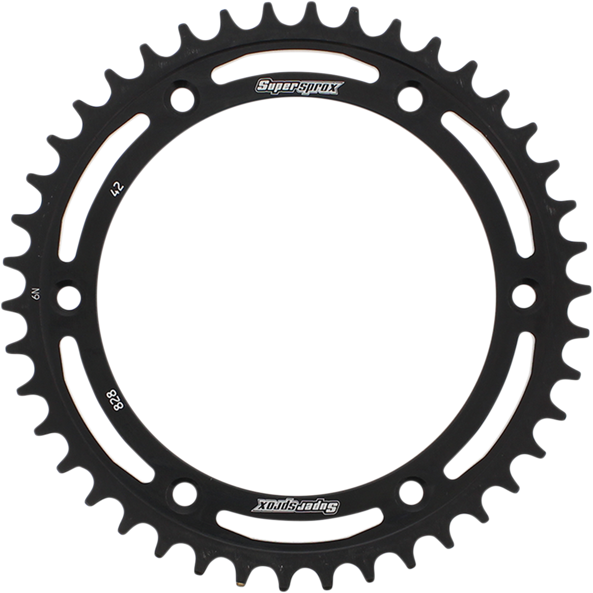 SUPERSPROX Steel Rear Sprocket - 42 Tooth RFE-828-42-BLK