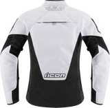 ICON Women's Mesh™ AF Jacket - White/Black - Medium 2822-1492