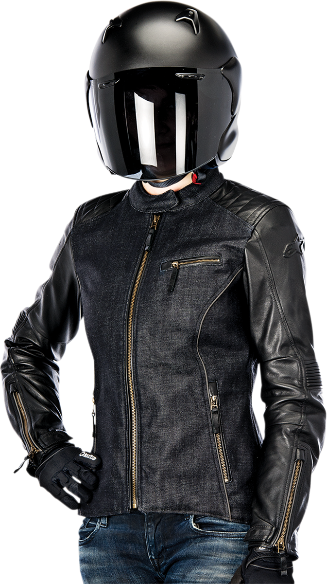 ALPINESTARS Stella Renee Leather Jacket - Black - US 2 / EU 38 3318013-10-38