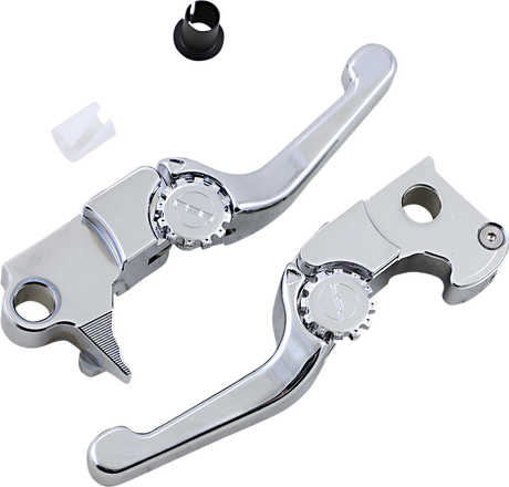 POWERSTANDS RACING Lever Set - Anthem - Shorty - Chrome 12-01665-20