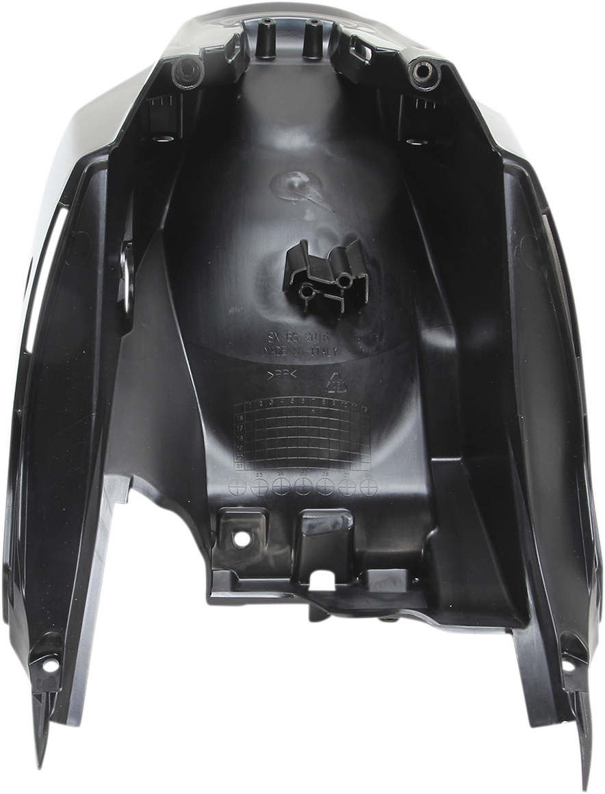 UFO MX Rear Fender - Black KT04072-001