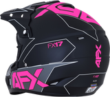 AFX FX-17 Helmet - Aced - Matte Black/Pink - XS 0110-6509