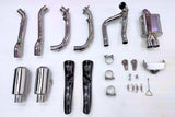 Vandemon CFMOTO 450SR & SS Stainless Steel / Titanium High Mount Exhaust System  CFMOTO450SRSSHMEXHA