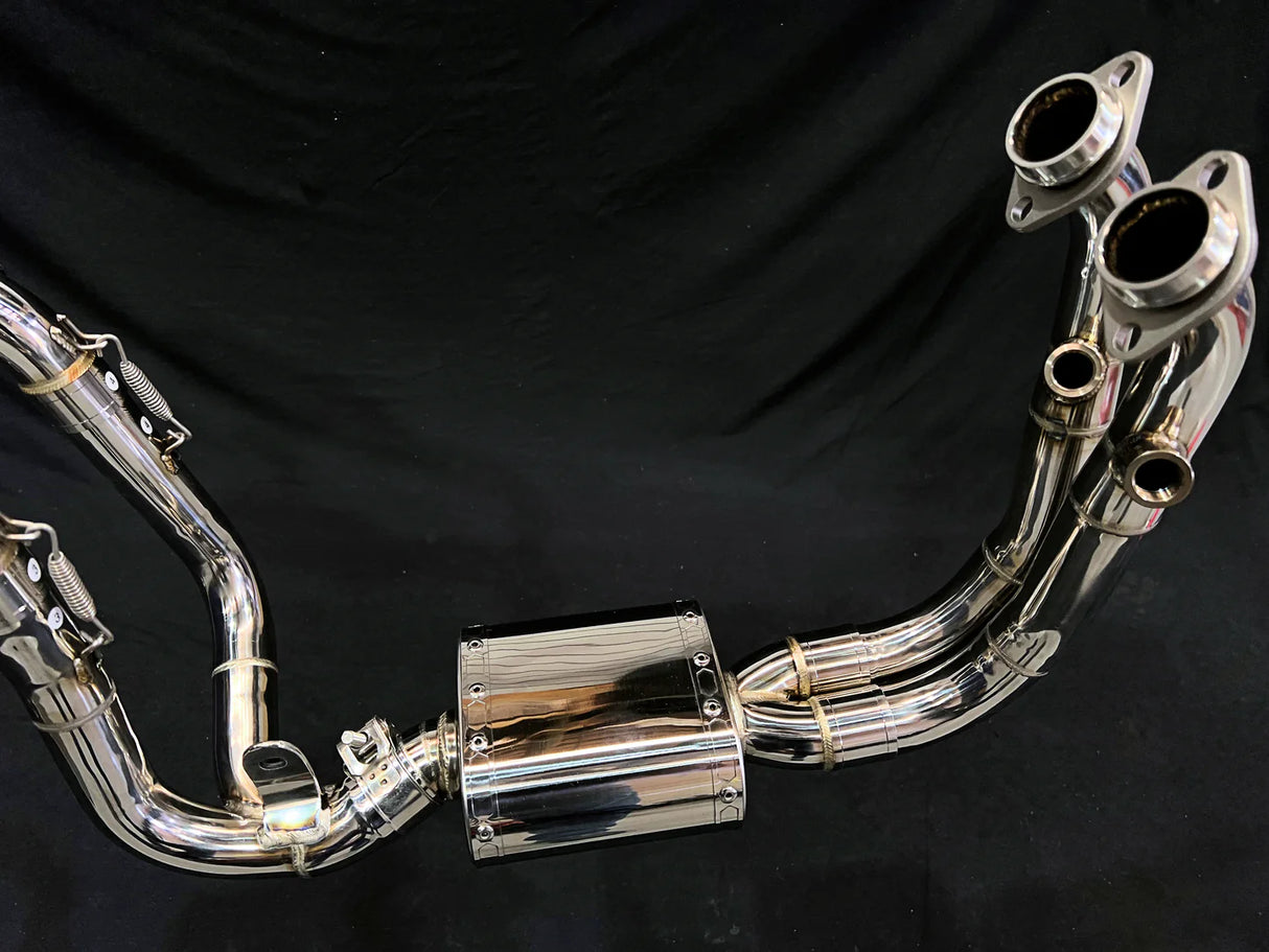 Vandemon CFMOTO 450SR & SS Stainless Steel / Titanium High Mount Exhaust System  CFMOTO450SRSSHMEXHA