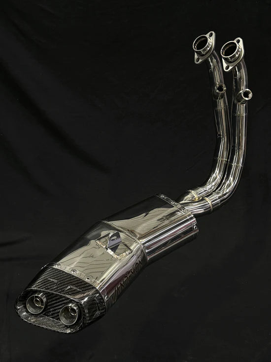 Vandemon CFMOTO 450NK Stainless Steel Low Mount Exhaust System  CFMOTO450NKSSLMEXHA