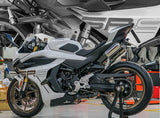 IN STOCK Vandemon CFMOTO single-sided swingarm  450SR-S 2023-2025 Stainless Steel / Titanium High Mount Exhaust System CFMOTO450SRSHMEXHC