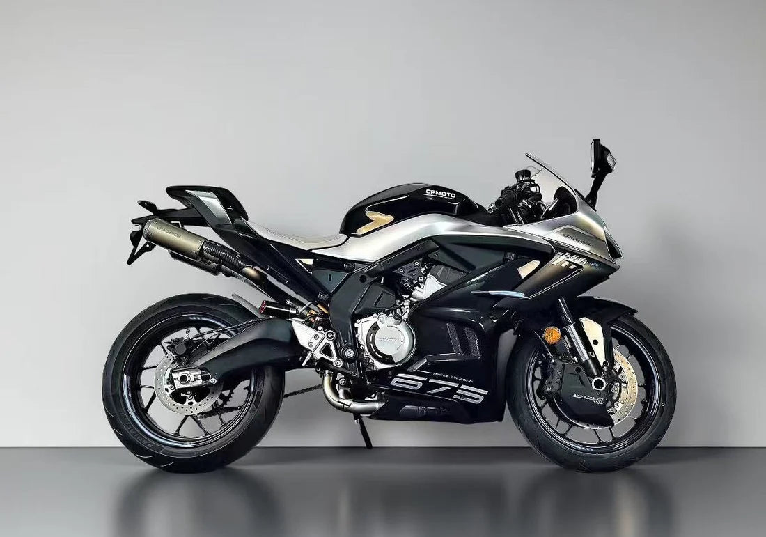 Vandemon CFMOTO 675SR-R, 675SR-S, 675SS High Mount Titanium Exhaust System CFMOTO675SRRTIHMEXHA VA-107