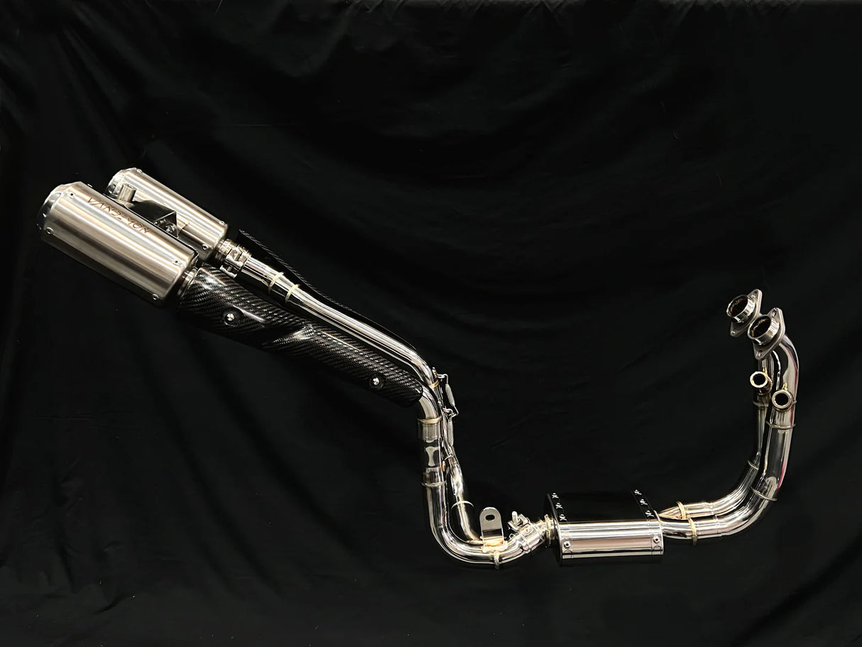 Vandemon CFMOTO 450SR & SS Stainless Steel / Titanium High Mount Exhaust System  CFMOTO450SRSSHMEXHA