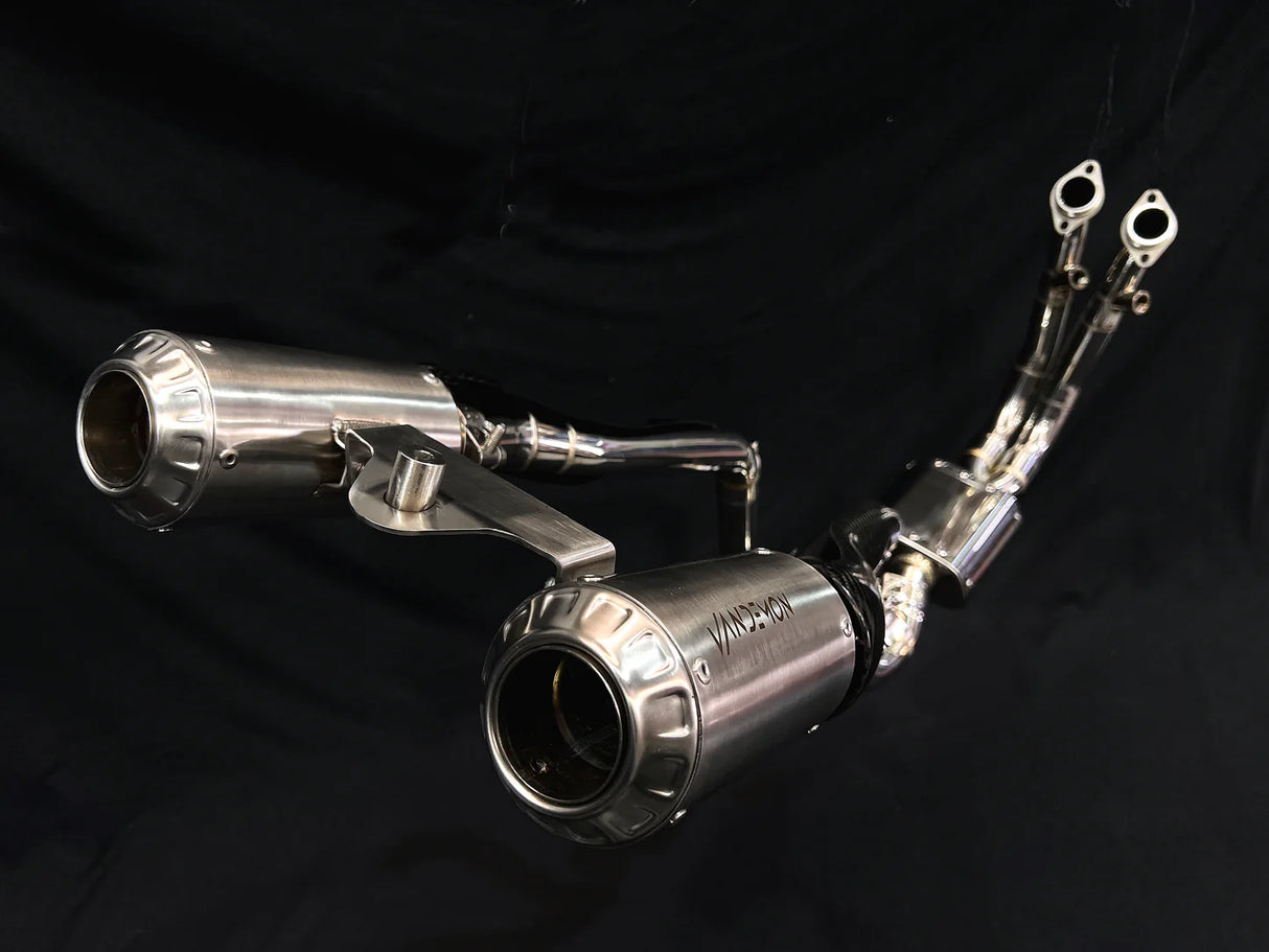 Vandemon CFMOTO 450SR & SS Stainless Steel / Titanium High Mount Exhaust System  CFMOTO450SRSSHMEXHA