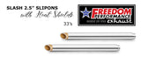HARLEY TOURING SLASH 2.5" SLIP-ONS *CHECK DESCRIPTION FOR YEAR FITMENTS*