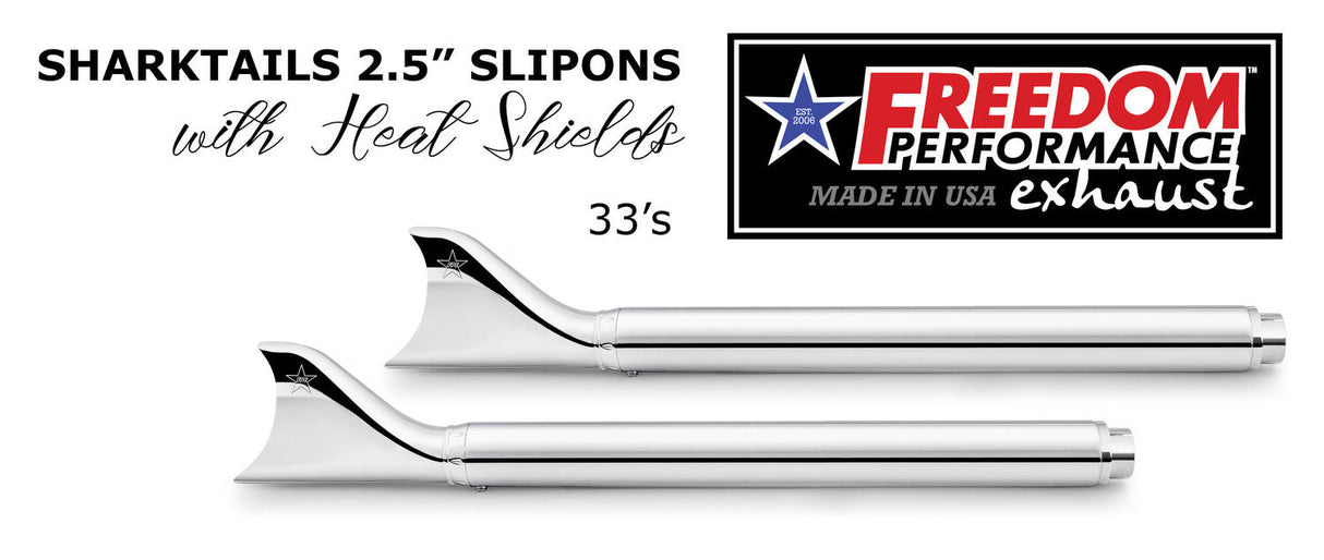 HARLEY TRIKE SHARKTAIL & CREEPER 2.5" SLIP-ONS BUNDLE