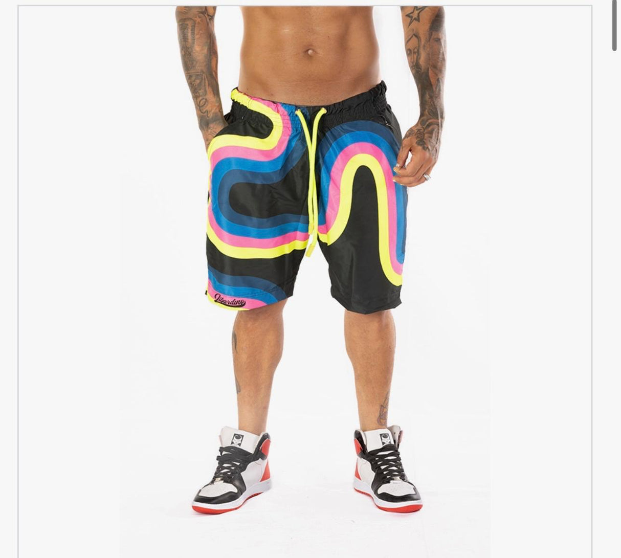 Urban499 Swimming short Curvas neon L