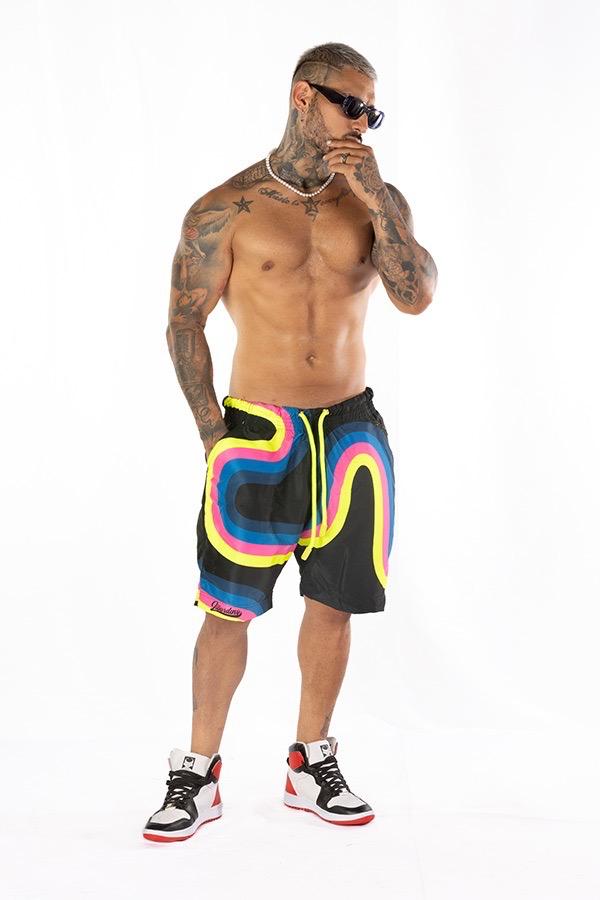 Urban499 Swimming short Curvas neon 3XL