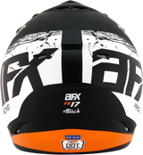 AFX FX-17Y Helmet - Attack - Matte Black/Orange - Medium 0111-1406