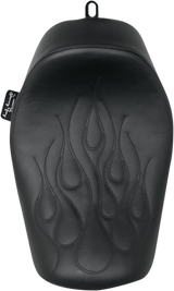 DANNY GRAY Buttcrack™ Solo Seat - Black - Flame Stitched - FXD '06-'17 22-603F