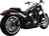 VANCE & HINES Shortshots Staggered Exhaust System - Matte Black 47335