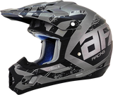 AFX FX-17 Helmet - Attack - Frost Gray/Matte Black - XL 0110-7140