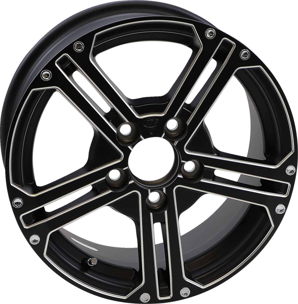 ITP Wheel - SS212 Alloy - Front/Rear - Milled Black - 15x7 - 5/4.5 - 6+1 (+61.8mm) 1522761727B