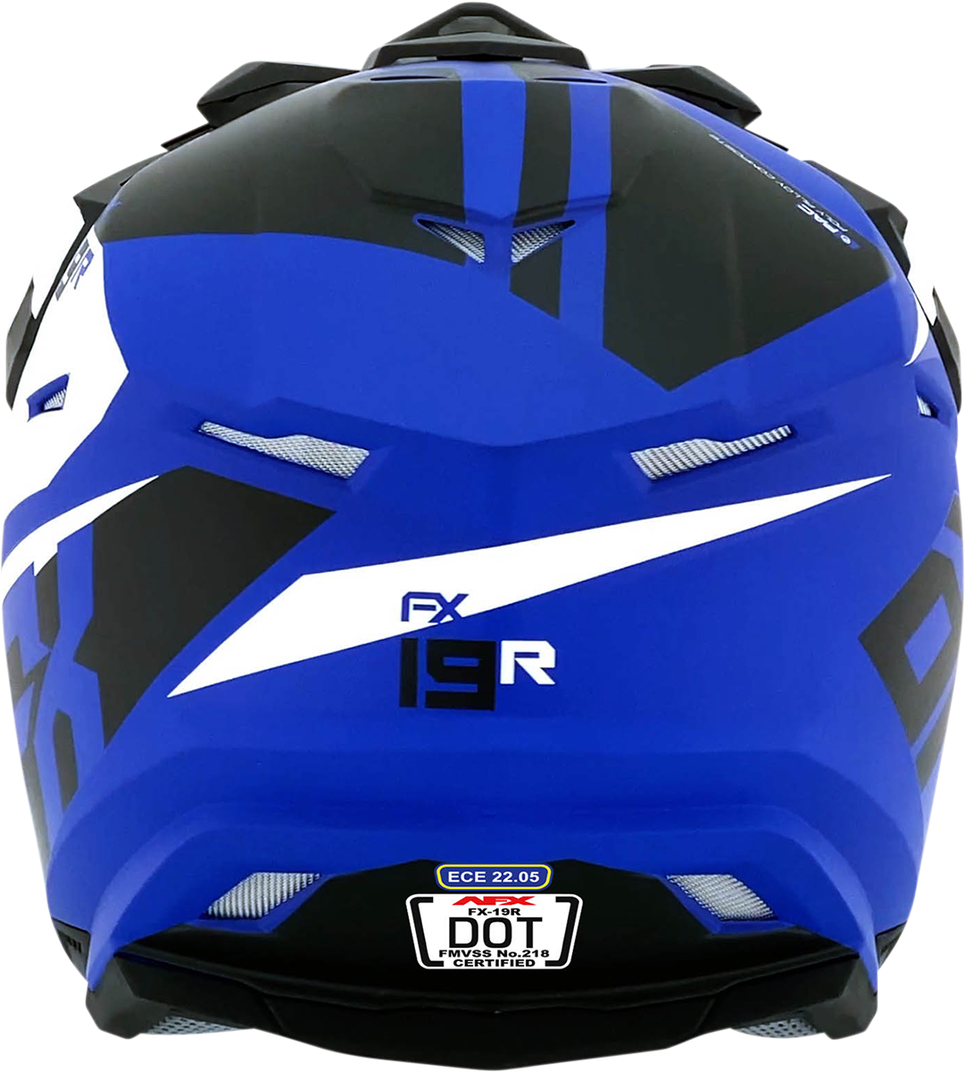 AFX FX-19R Helmet - Racing - Matte Blue - Medium 0110-7069