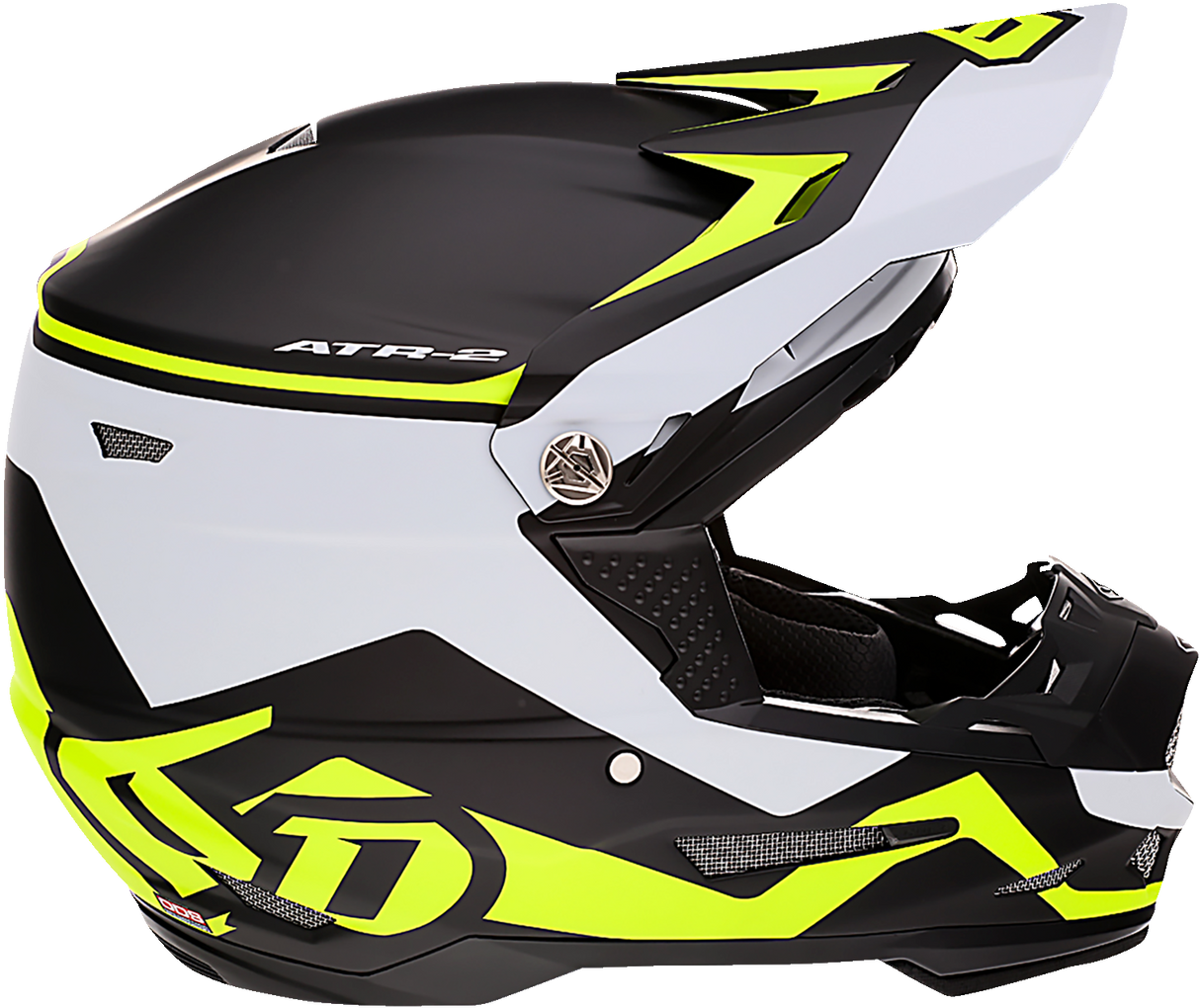 6D ATR-2 Helmet - Drive - Neon Yellow - XS 12-2764