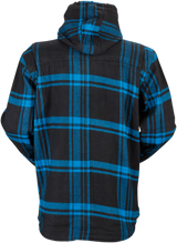 Z1R Timber Flannel Shirt - Black/Blue - Large 3040-2842