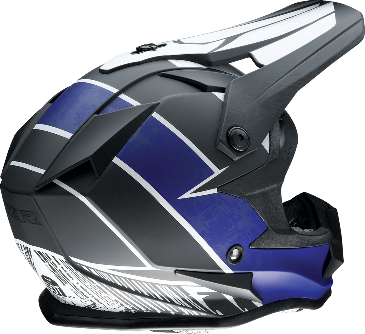 Z1R Youth F.I. Helmet - Fractal - MIPS - Matte Black/Blue - Large 0111-1513