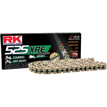 RK 525 XRE - Drive Chain - 110 Links - Gold GB525XRE-110