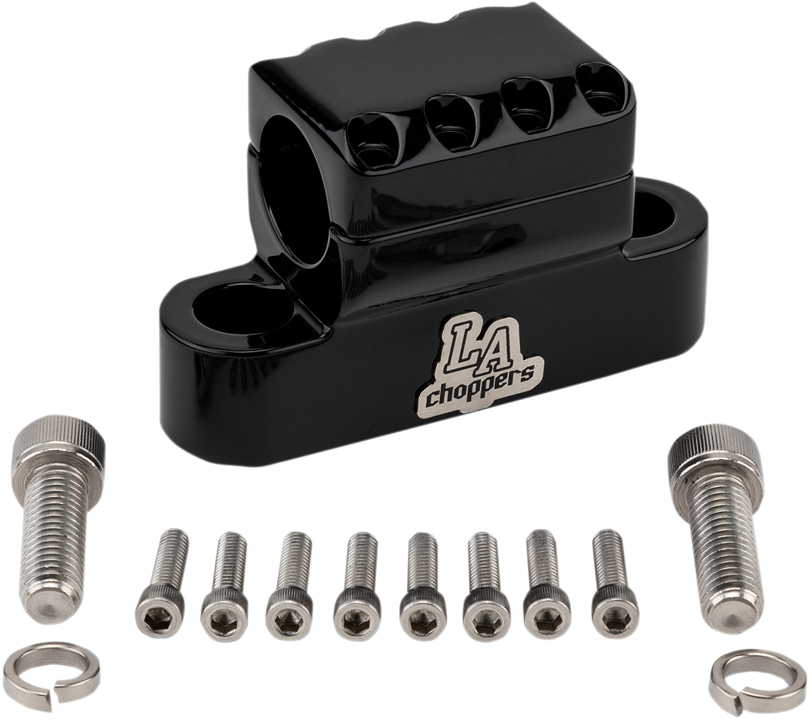 LA CHOPPERS Clamp - Kage Fighter - Black LA-7335-XXCB