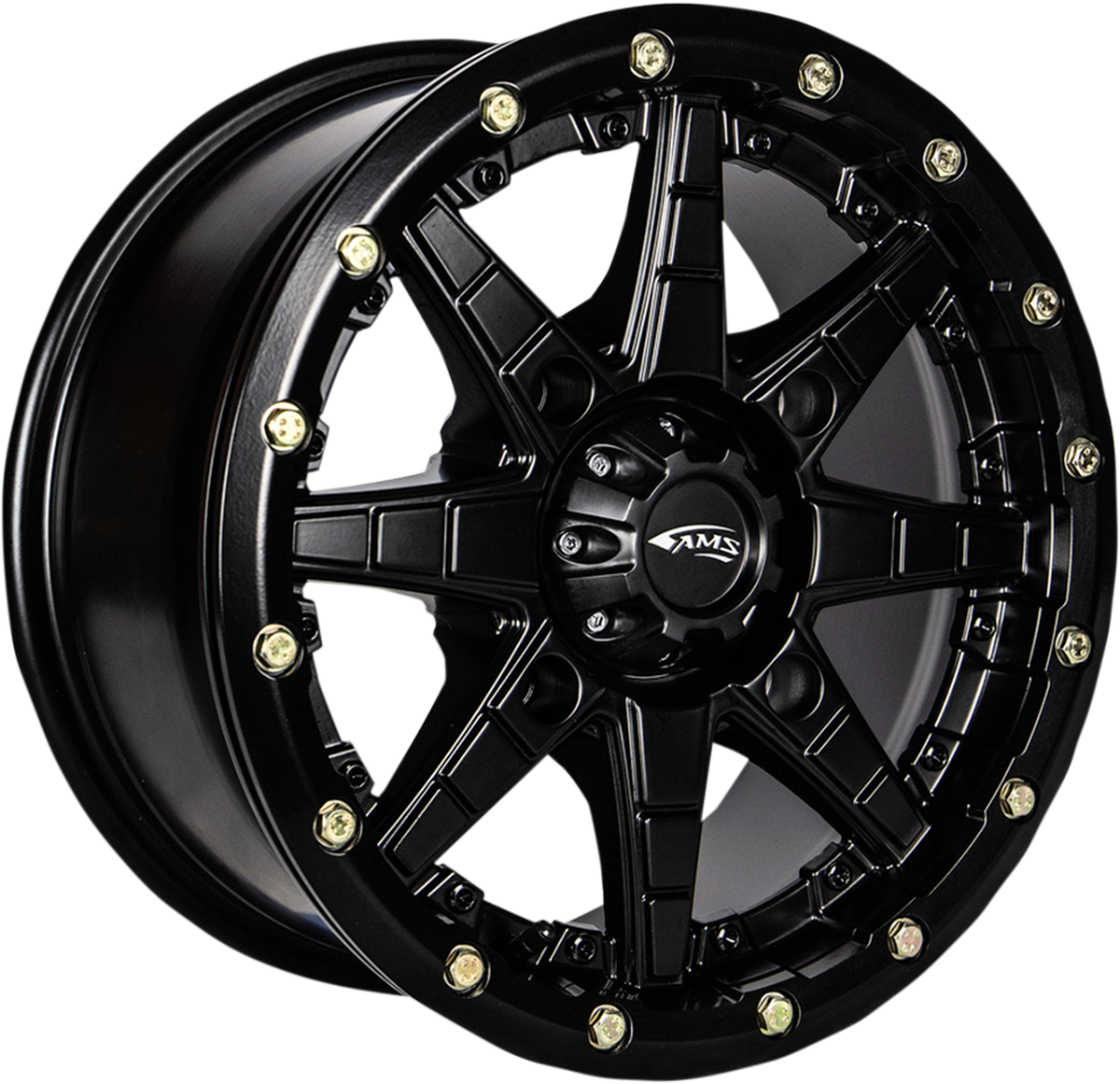 AMS Roll'n 106 Wheel - Front/Rear - Black - 15x7 - 4/110 - 5+2 5709-046AS