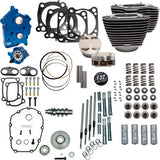 S&S CYCLE 132" Power Package Engine Performance Kit - Chain Drive - Oil Cooled - Highlighted Fins - M8 310-1232