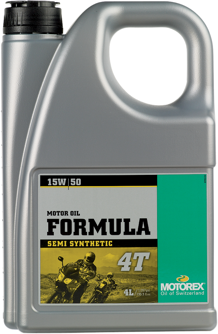 MOTOREX Formula Synthetic Blend 4T Engine Oil - 15W-50 - 4L 196055