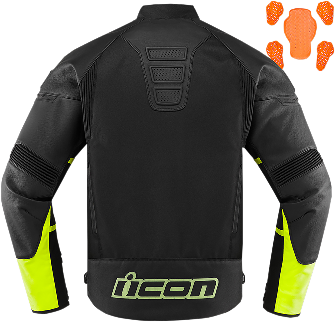 ICON Contra2™ CE Jacket - Black/Hi-Viz - Small 2810-3654