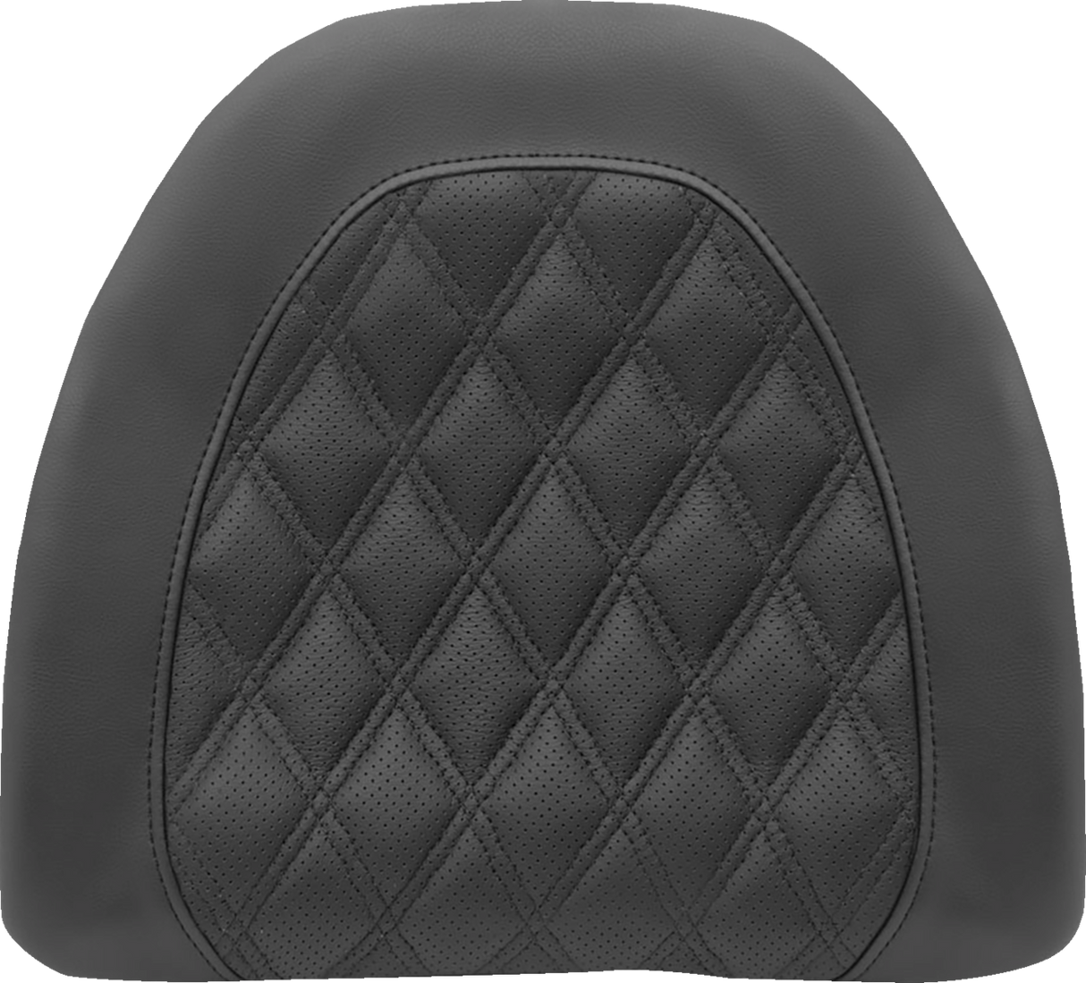 SADDLEMEN Tour-Pak Backrest Pad Cover - Lattice Stitched - Black 88-11884LS