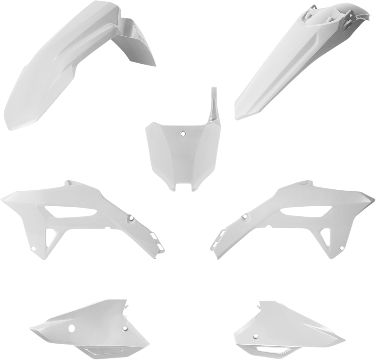 CYCRA Plastic Body Kit - White CRF250R 2022-2023  / CRF450R 2021-2023   1CYC-9431-42