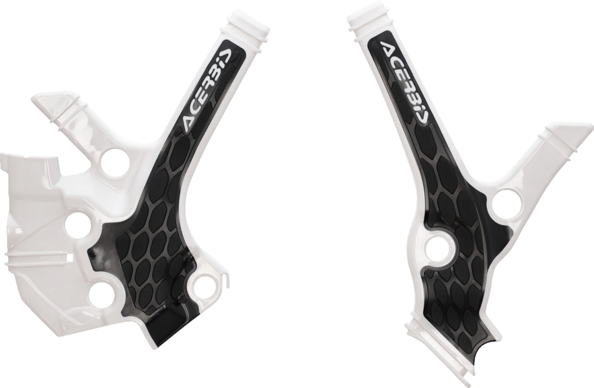 ACERBIS X-Grip Frame Guards - White/Black 2976221035