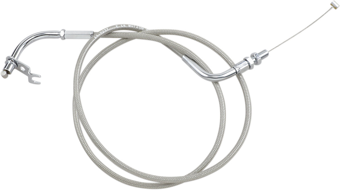 MOTION PRO Throttle Cable - Pull - Suzuki - Stainless Steel 64-0237