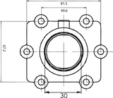 KIMPEX Carburetor Flange - Arctic Cat 301740