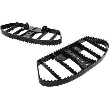 BURLY BRAND MX Floorboards - Black - Softail B13-1052B