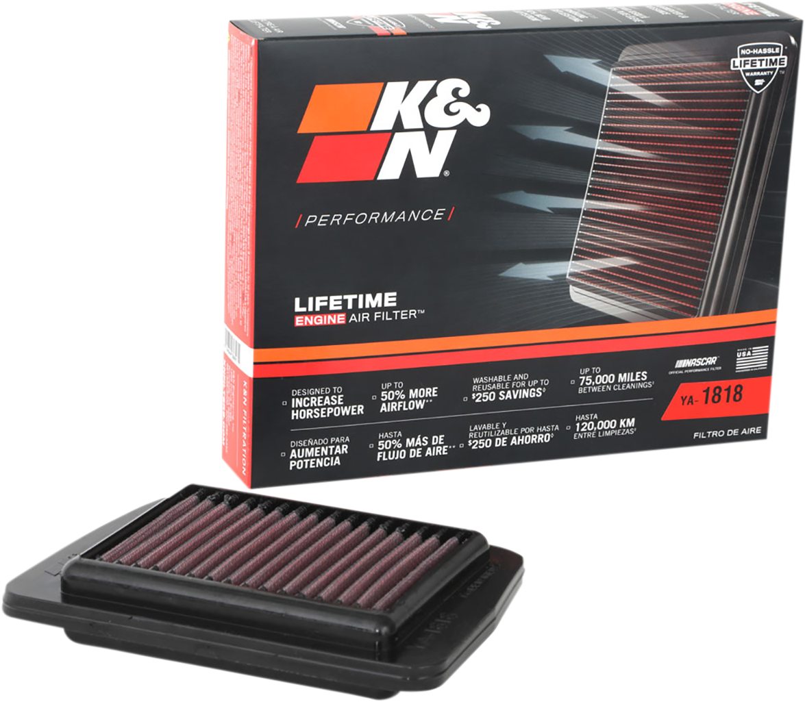 K & N Air Filter - Yamaha YA-1818