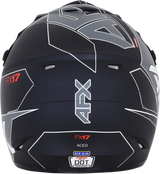 AFX FX-17 Helmet - Aced - Matte Black/White - Large 0110-6491