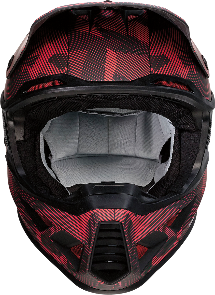 MOOSE RACING F.I. Helmet - Agroid Camo - MIPS® - Red/Black - Small 0110-7760