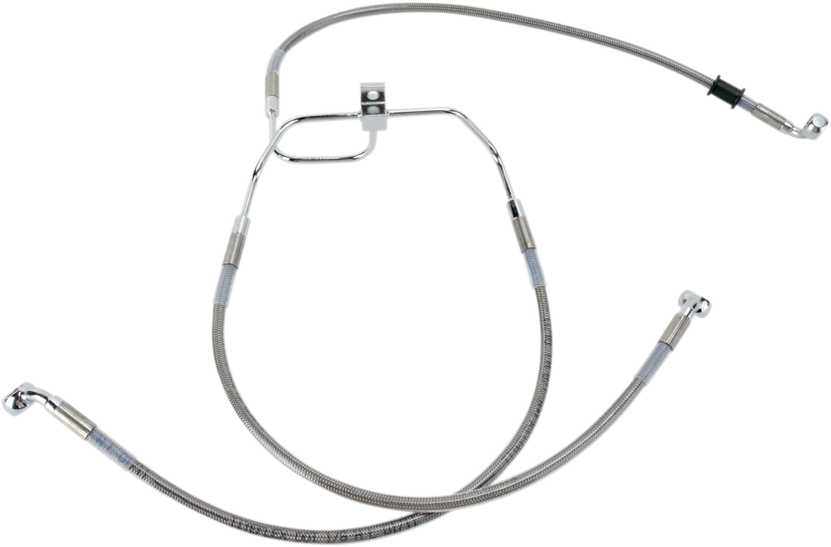 DRAG SPECIALTIES Brake Line - Front (Lower/Upper) - Stainless Steel 660325