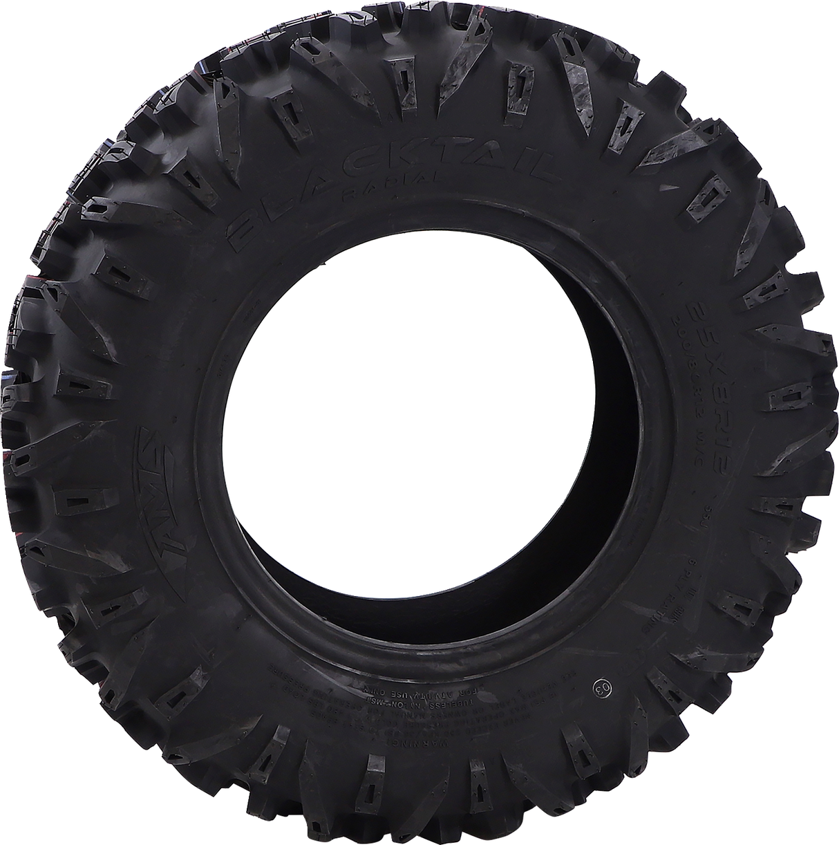 AMS Tire - Blacktail - Front - 25x8R12 - 6 Ply 1253-361